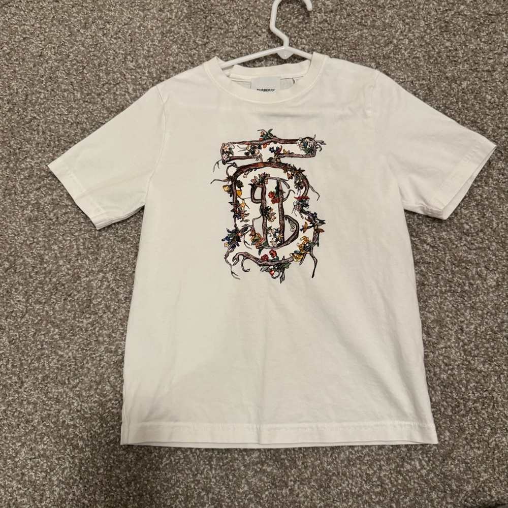 Burberry White T-Shirt girl 8 Y